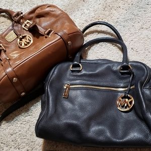 2 Authentic Michael Kors Purses